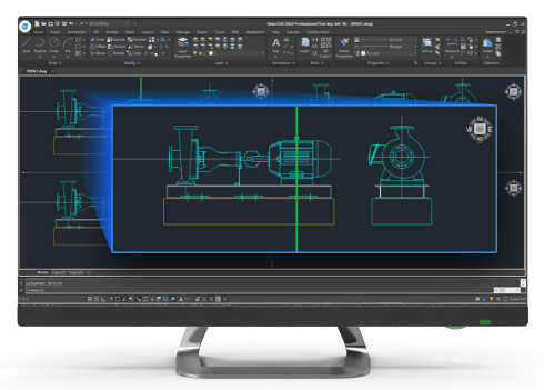 GstarCAD screen